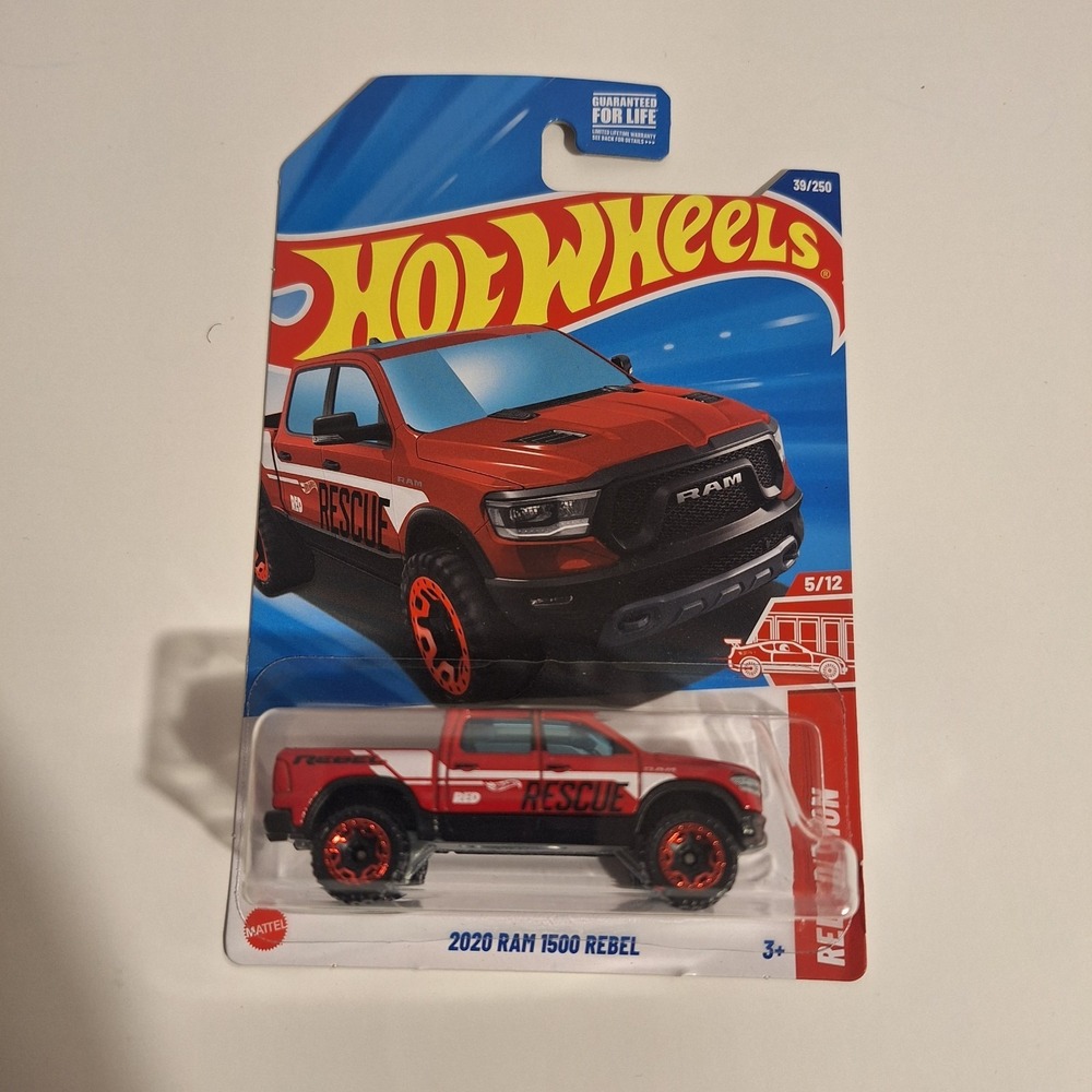 2025 HOT WHEELS RED EDITION 2020 RAM 1500 REBEL #5/12